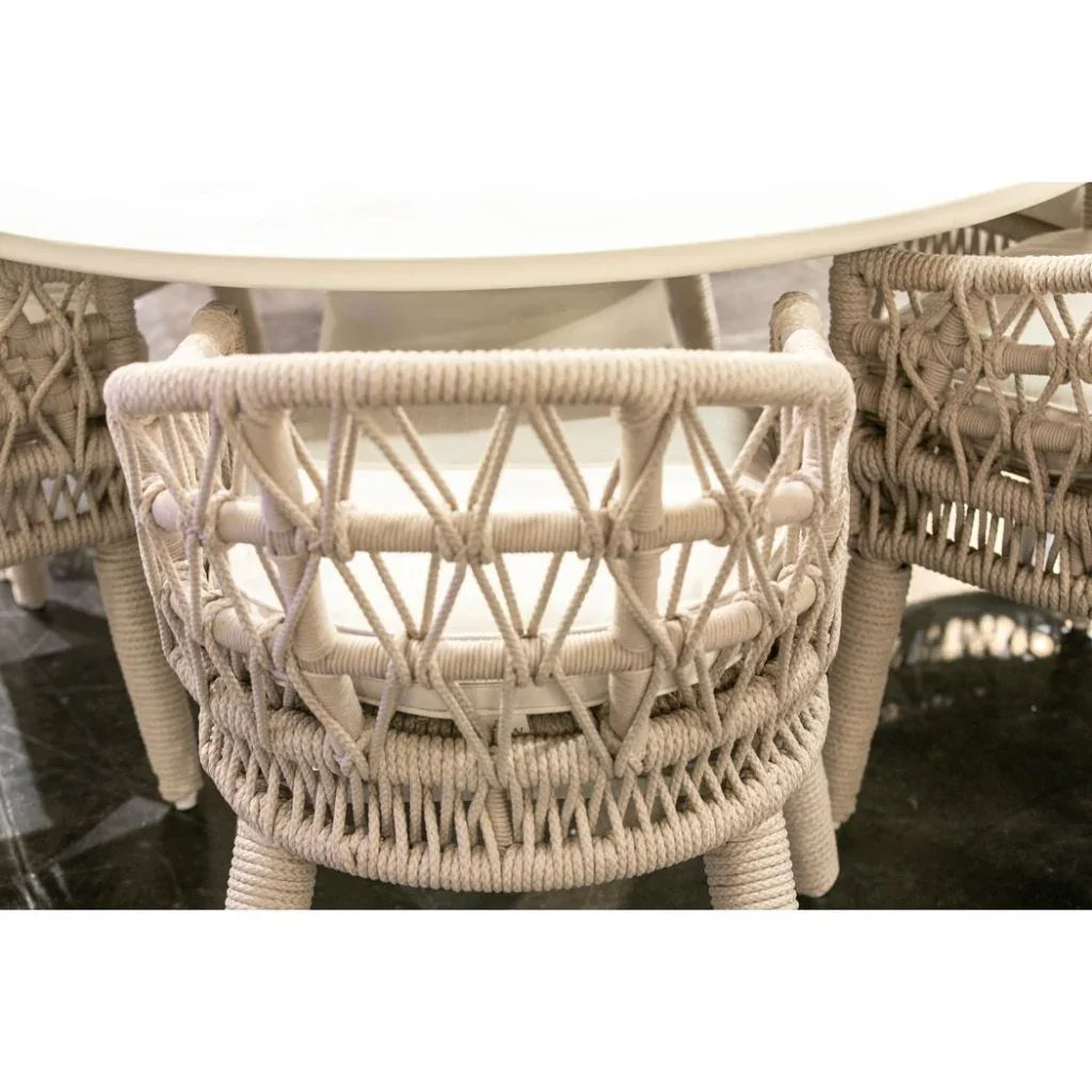 Sunset West Dana Rope Outdoor Dining Chair 2PC