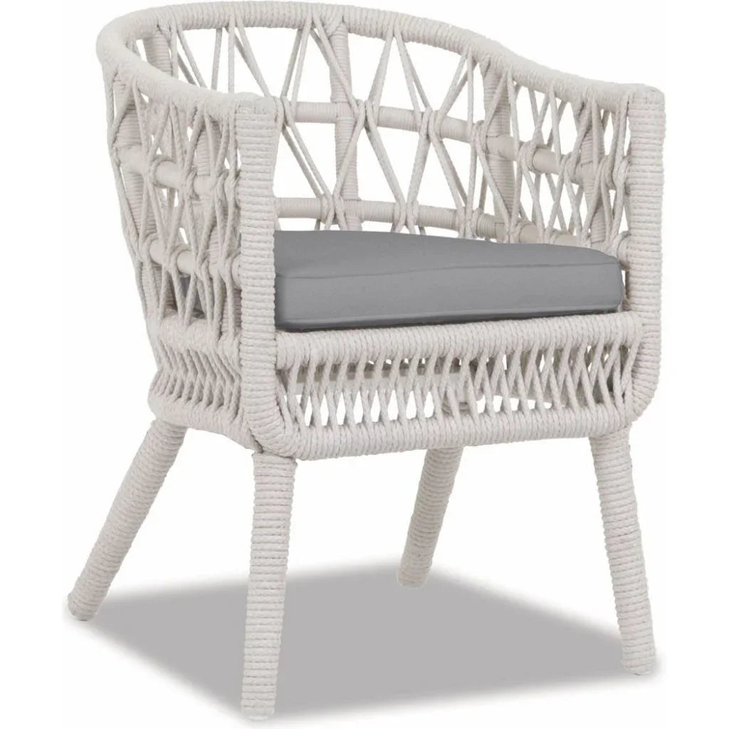 Sunset West Dana Rope Outdoor Dining Chair 2PC