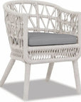 Sunset West Dana Rope Outdoor Dining Chair 2PC