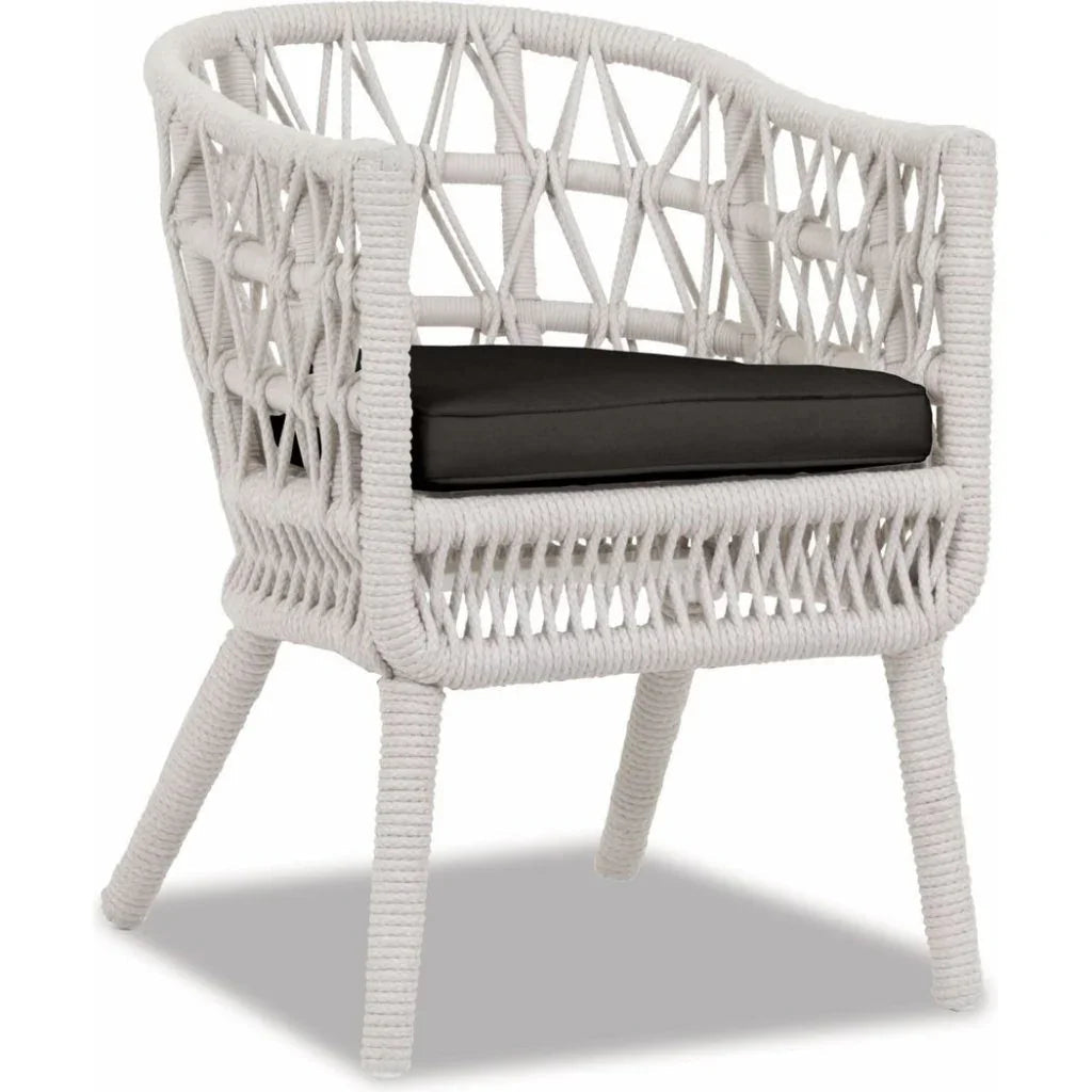 Sunset West Dana Rope Outdoor Dining Chair 2PC