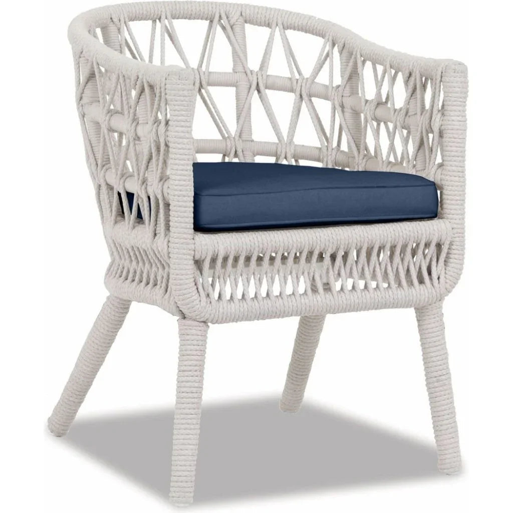 Sunset West Dana Rope Outdoor Dining Chair 2PC