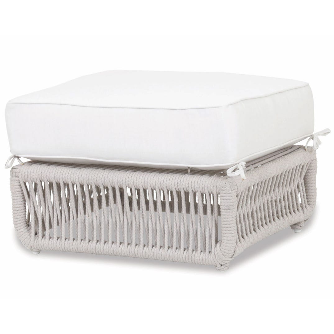 Sunset West Dana Rope Rectangular Outdoor Ottoman