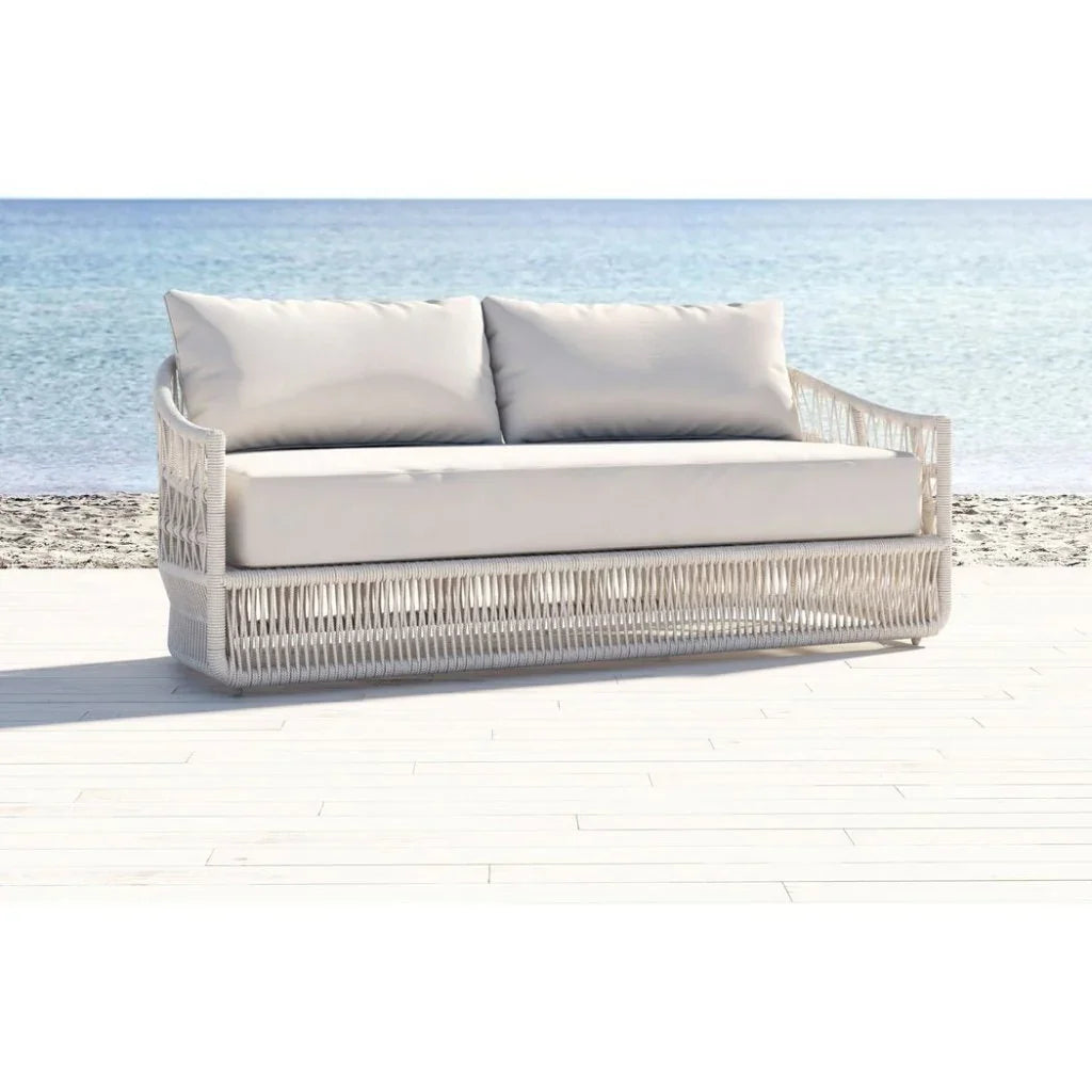 Sunset West Dana Rope Sunbrella Outdoor Couch