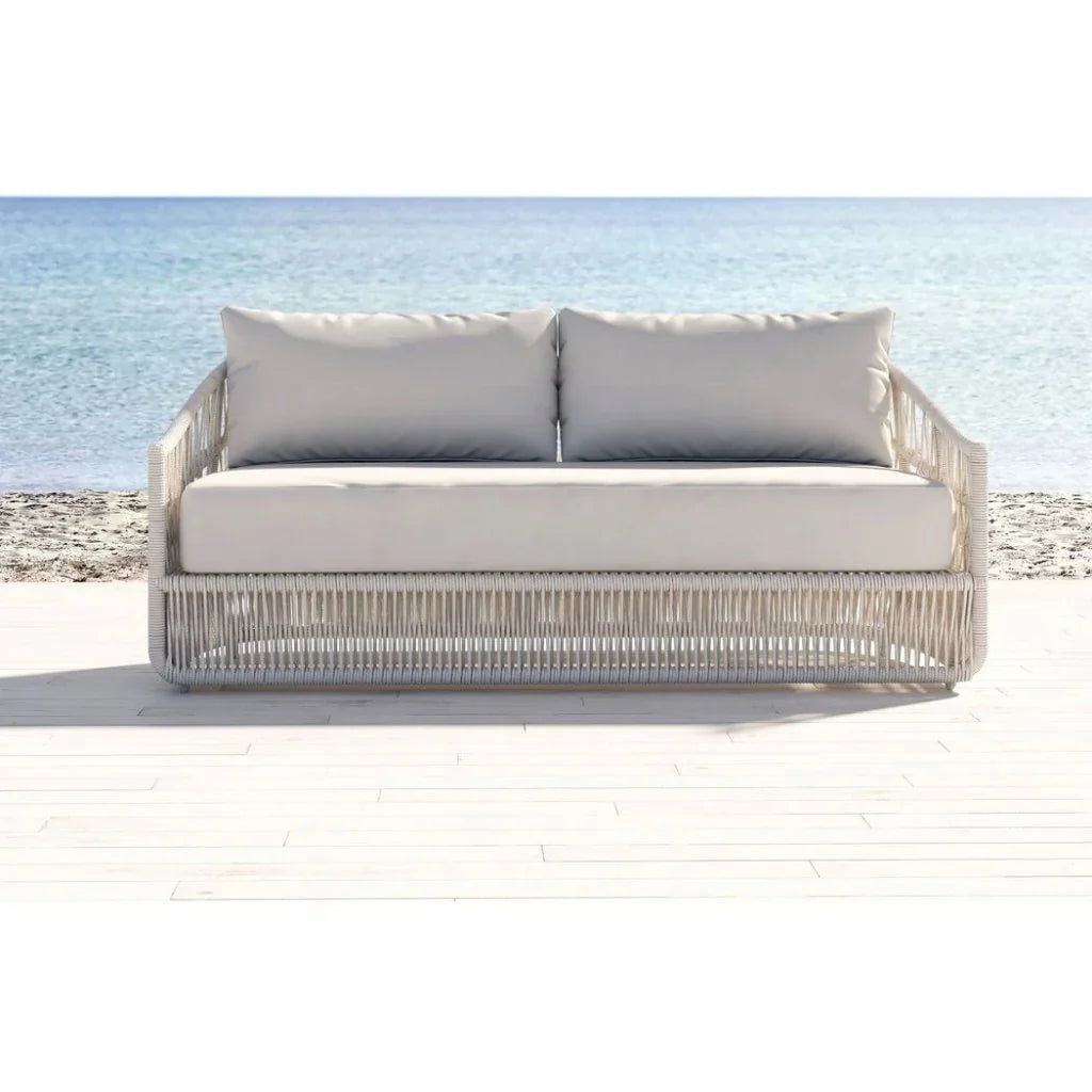 Sunset West Dana Rope Sunbrella Outdoor Couch