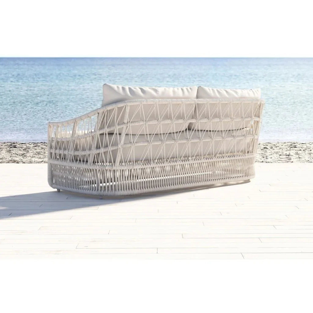 Sunset West Dana Rope Sunbrella Outdoor Couch