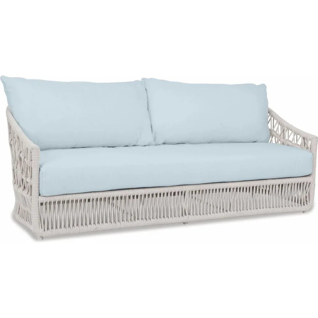 Sunset West Dana Rope Sunbrella Outdoor Couch