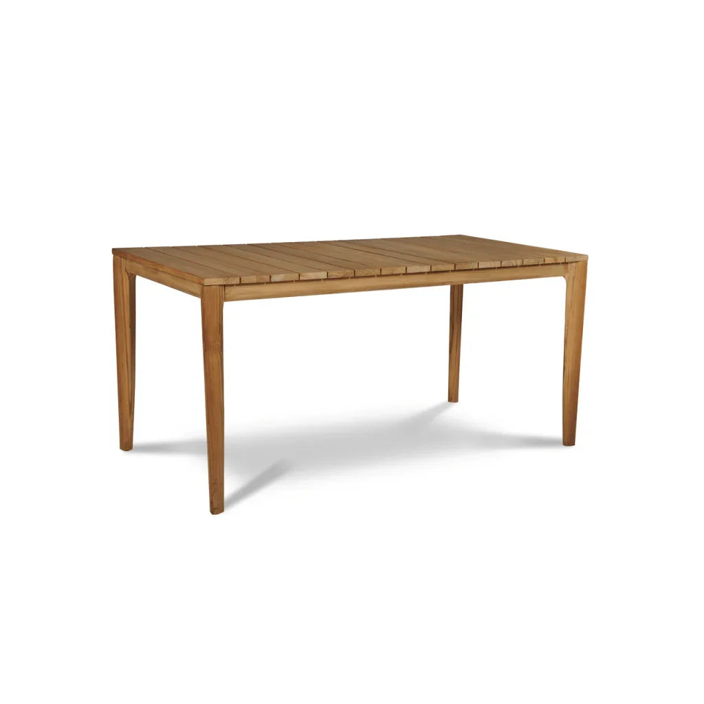 HiTeak Del Ray Teak Patio Rectangular Dining Set 7PC