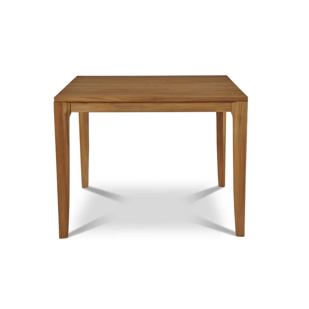 HiTeak Del Ray Teak Patio Square Dining Set 5PC