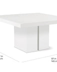 Delapan Dining Table - Grey Outdoor Dining Table-Outdoor Dining Tables-Seasonal Living-LOOMLAN