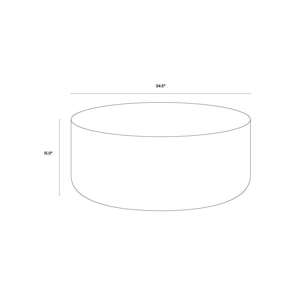 SUNPAN Diaz Outdoor Round Coffee Table