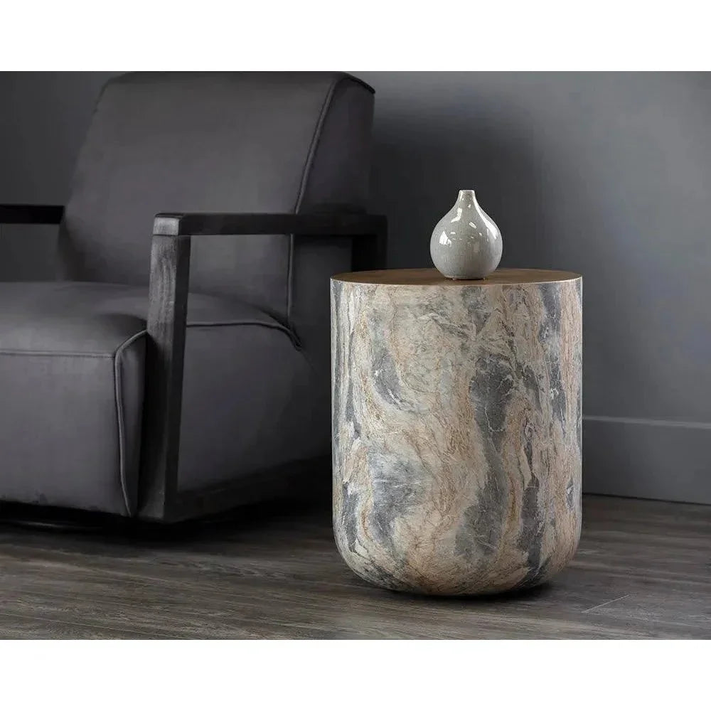 SUNPAN Diaz Outdoor Round End Table