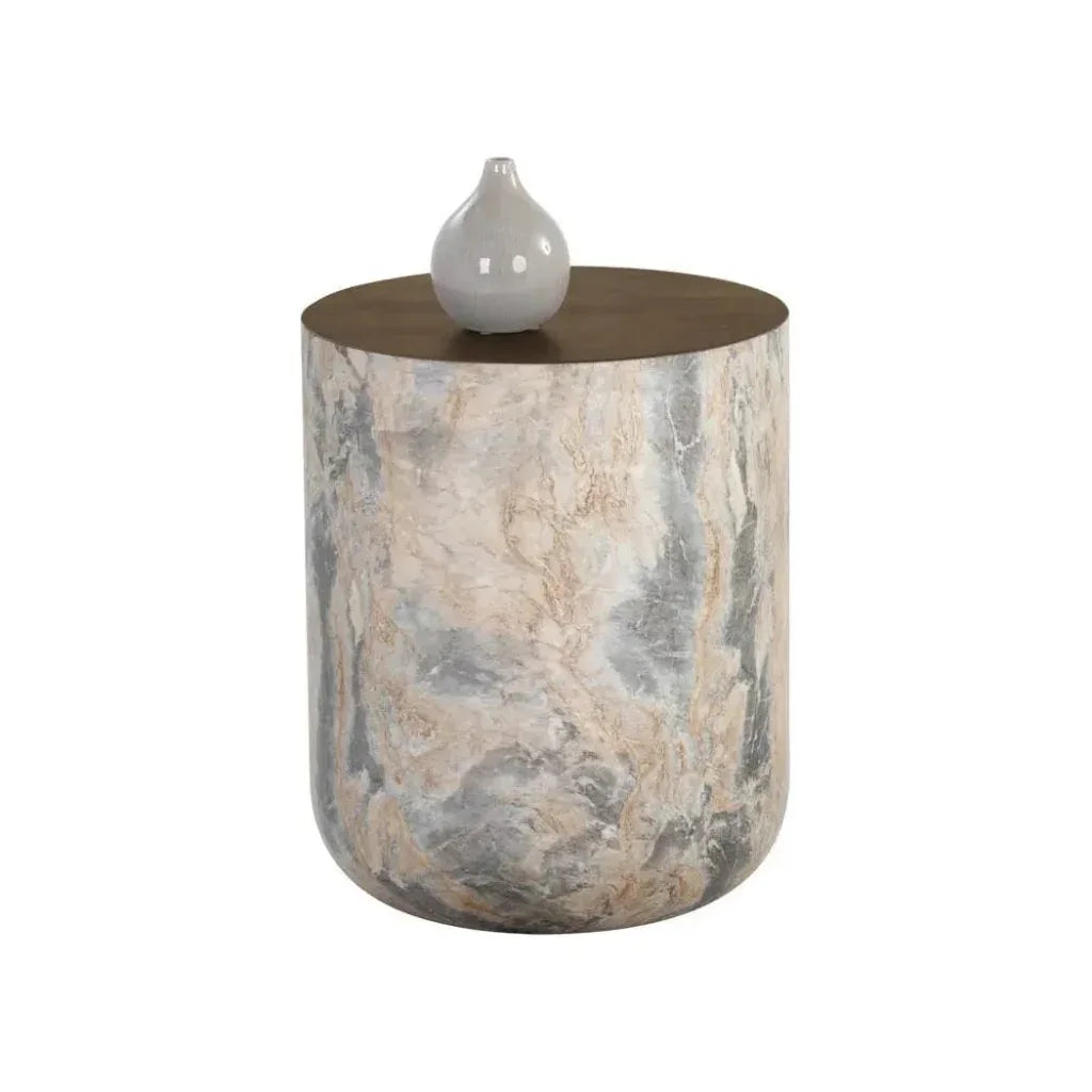 SUNPAN Diaz Outdoor Round End Table