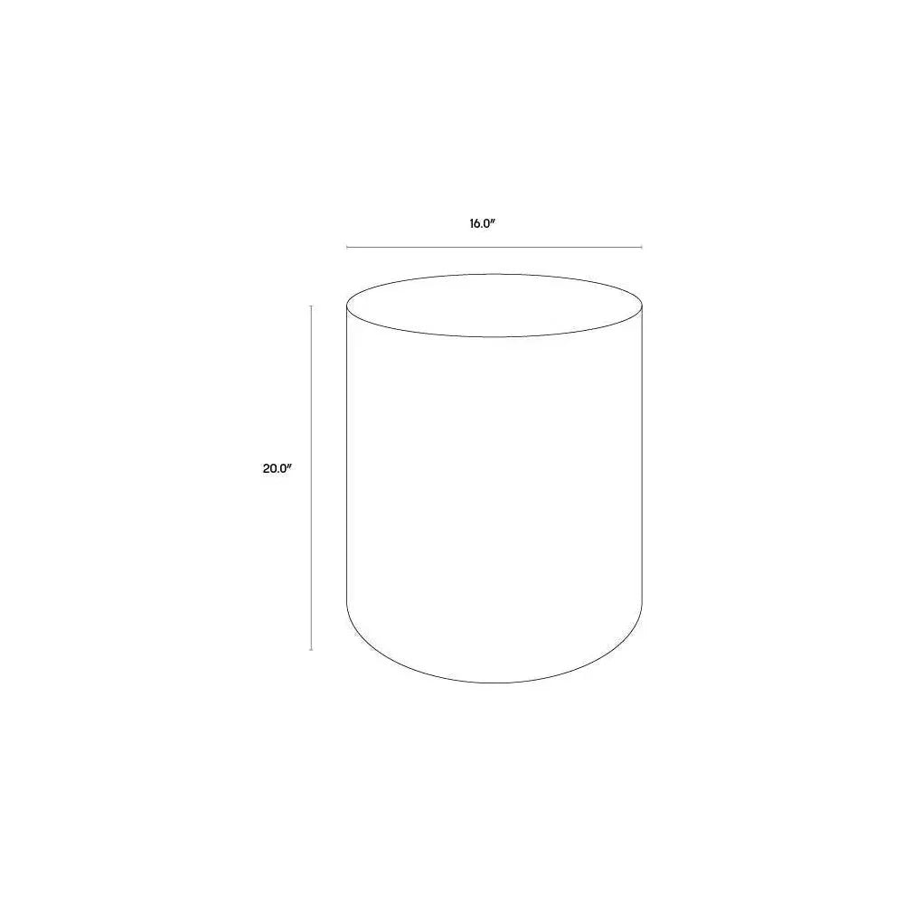 SUNPAN Diaz Outdoor Round End Table