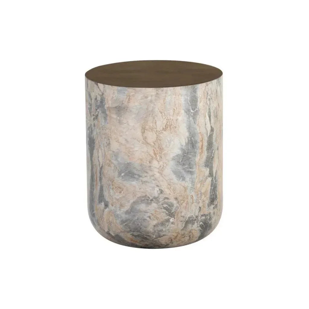 SUNPAN Diaz Outdoor Round End Table