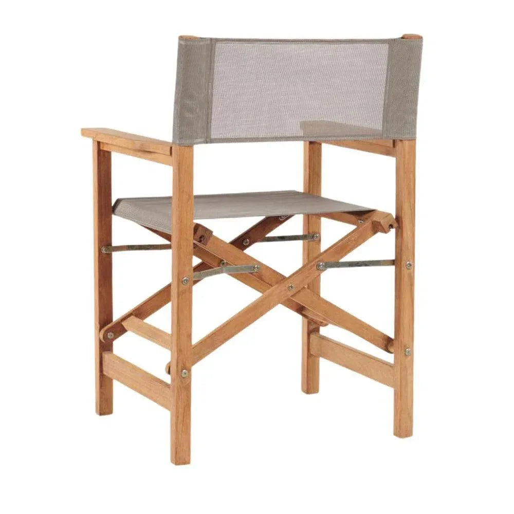 HiTeak Director Teak Folding Outdoor Folding Armchair
