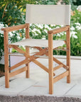 HiTeak Director Teak Folding Outdoor Folding Armchair