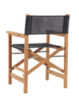 Director Teak Folding Outdoor Folding Armchair-Outdoor Dining Chairs-HiTeak-LOOMLAN