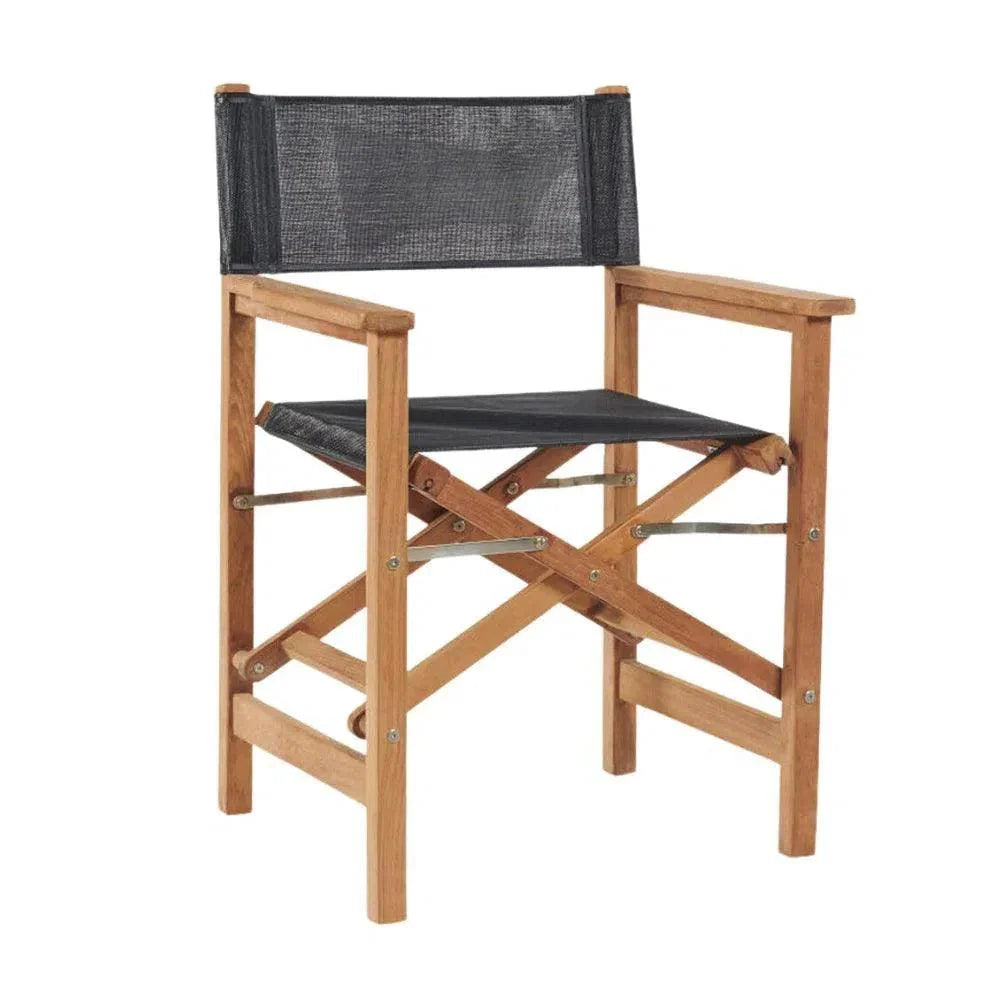 HiTeak Director Teak Folding Outdoor Folding Armchair