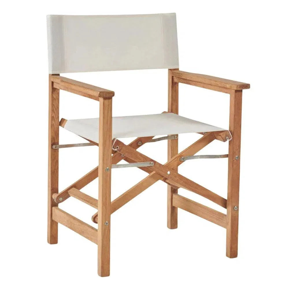 HiTeak Director Teak Folding Outdoor Folding Armchair