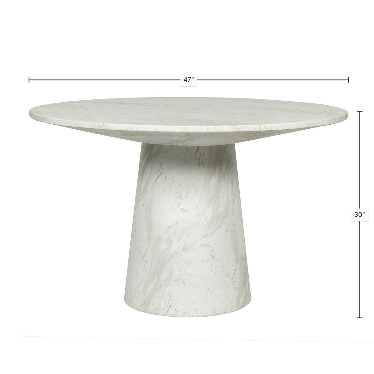 LH Home Dream Concrete Outdoor Dining Table