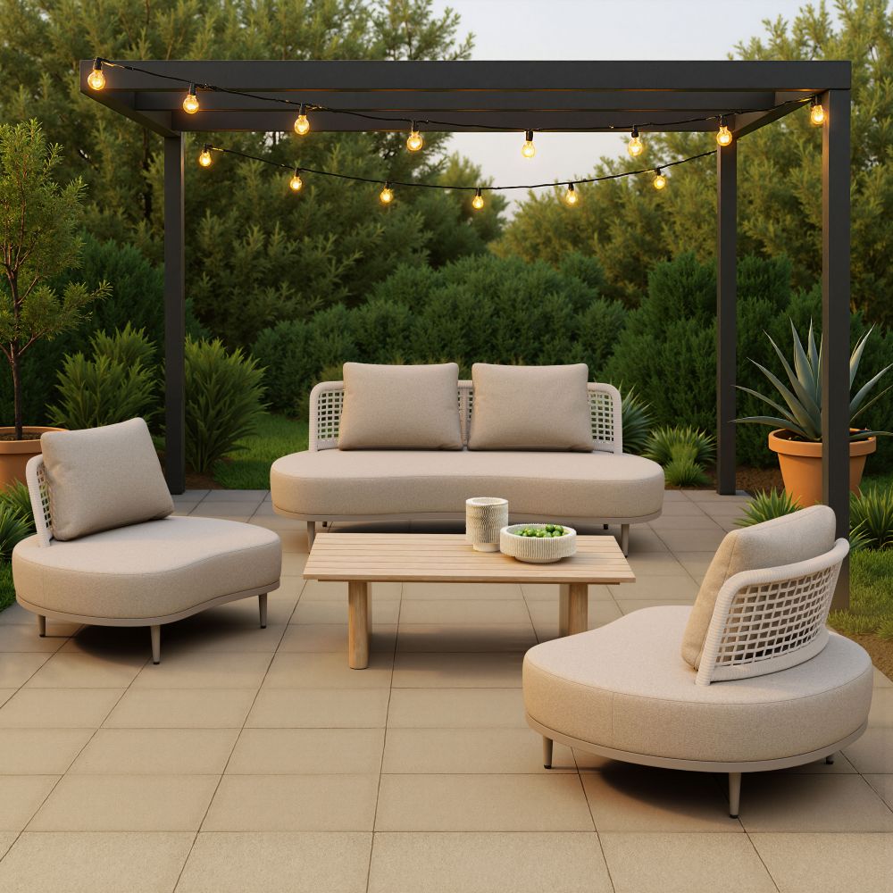 Zuo Modern Duna Aluminum Outdoor Coffee Table