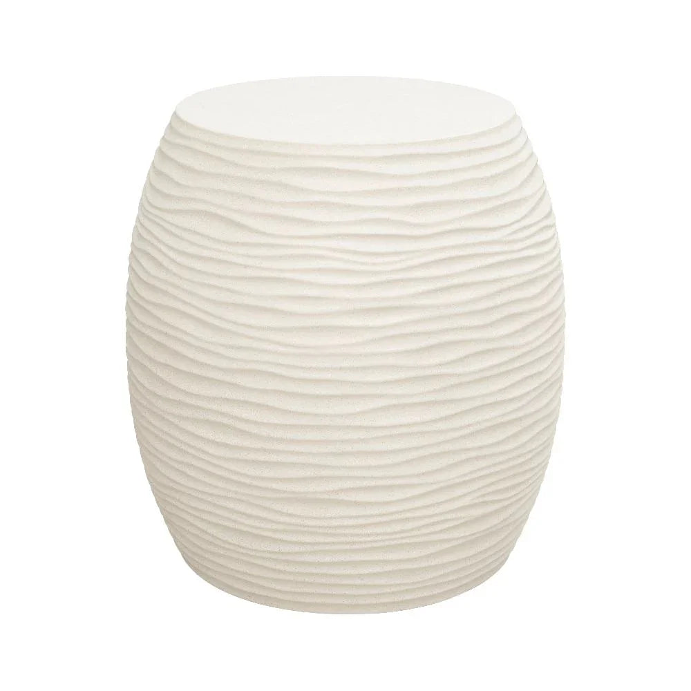 Sunset West Dune Concrete Made Round Outdoor End Table