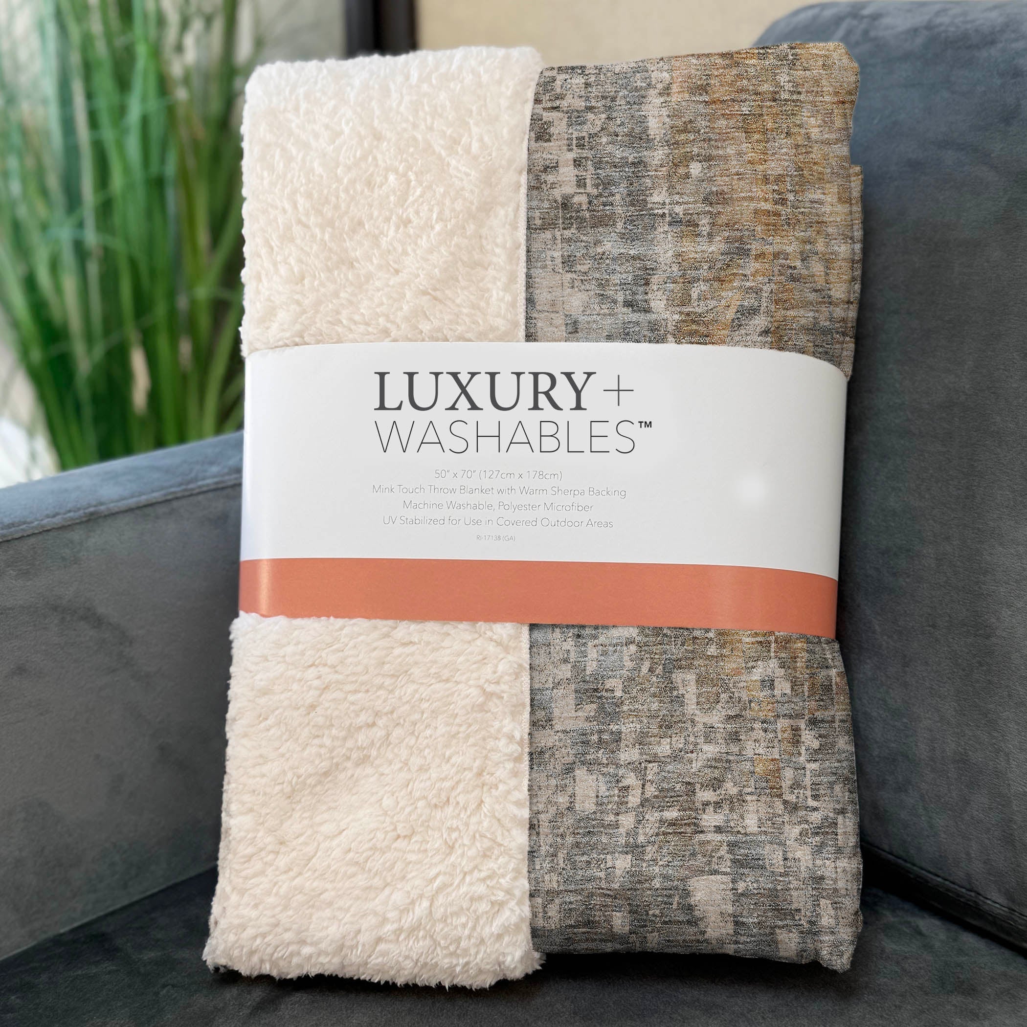 Addison Rugs Dust Echo Beige Washable Indoor-Outdoor Rug