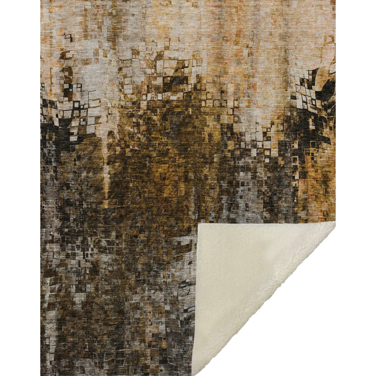 Addison Rugs Dust Echo Brown Washable Indoor-Outdoor Rug