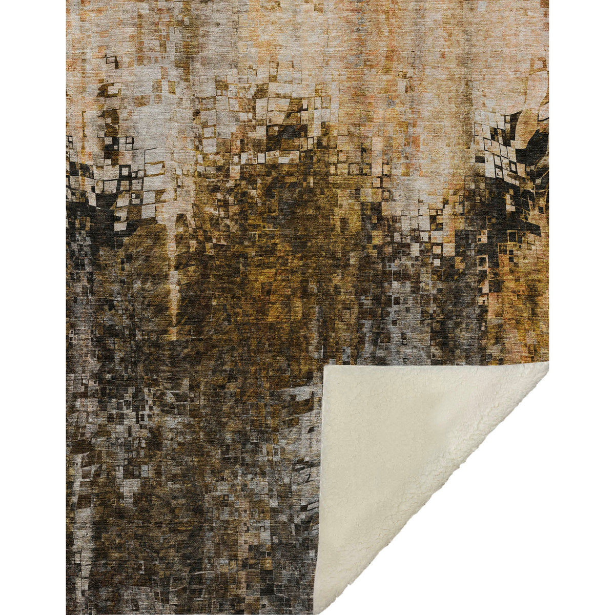 Addison Rugs Dust Echo Brown Washable Indoor-Outdoor Rug