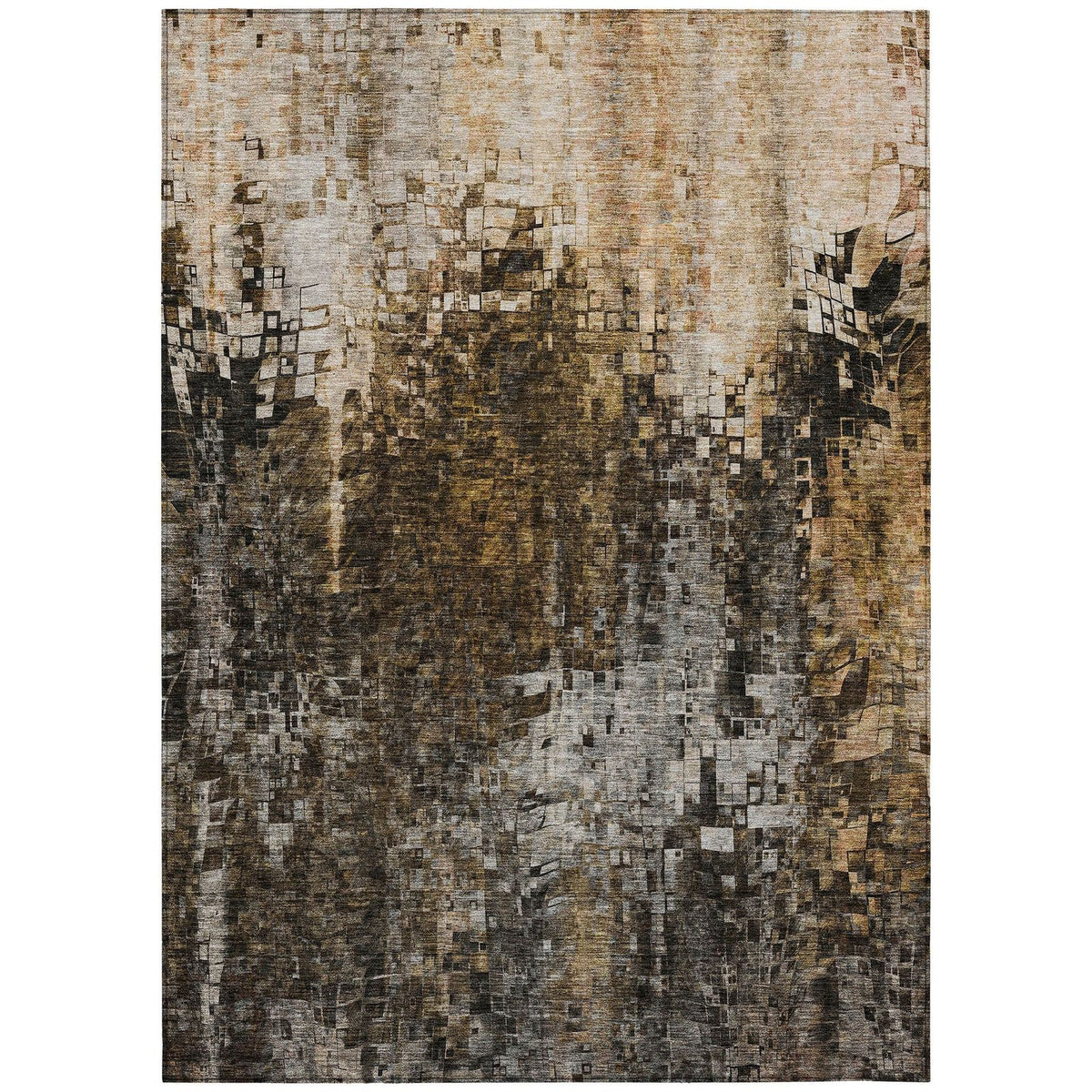 Addison Rugs Dust Echo Brown Washable Indoor-Outdoor Rug