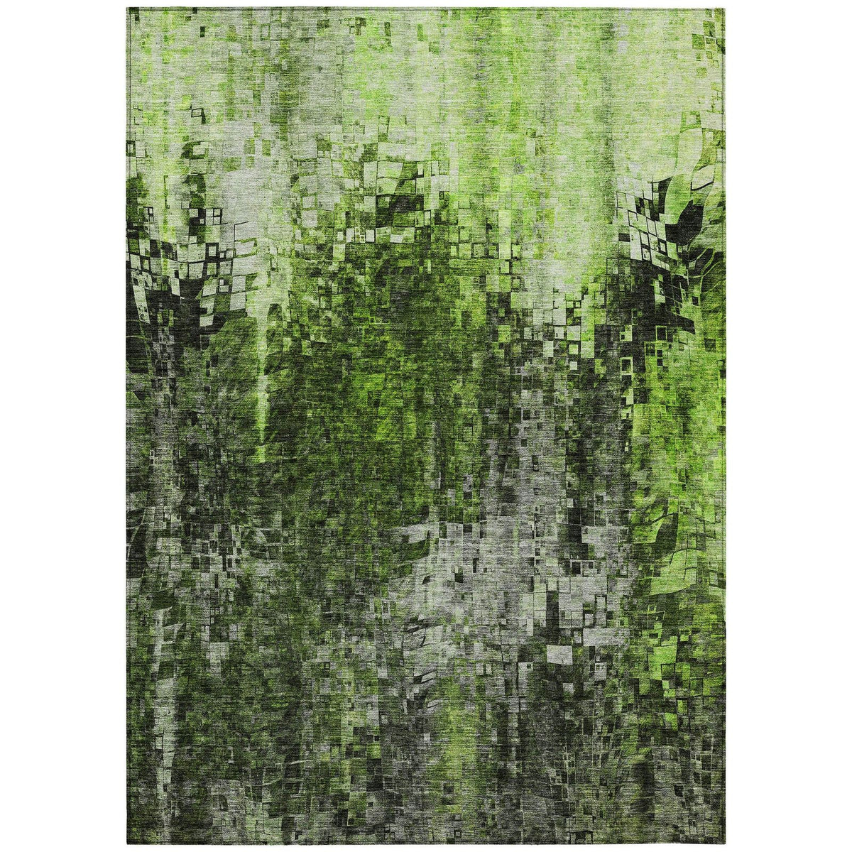 Addison Rugs Dust Echo Green Washable Indoor-Outdoor Rug