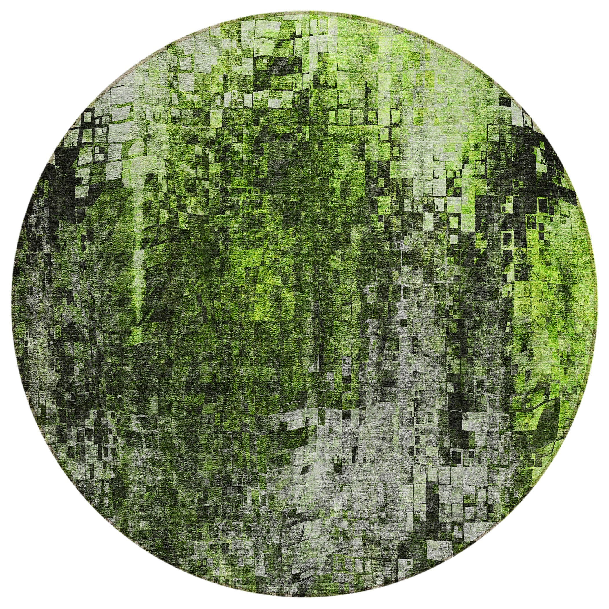 Addison Rugs Dust Echo Green Washable Indoor-Outdoor Rug