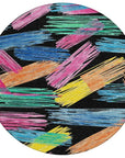 LOOMLAN Rugs Elain Black Washable Indoor-Outdoor Rug