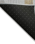 LOOMLAN Rugs Elas Gray Washable Indoor-Outdoor Rug