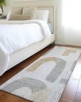 LOOMLAN Rugs Elas Gray Washable Indoor-Outdoor Rug