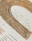LOOMLAN Rugs Elas Ivory Washable Indoor-Outdoor Rug