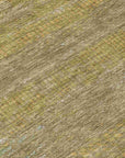 LOOMLAN Rugs Elenore Green Washable Indoor-Outdoor Rug