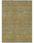 LOOMLAN Rugs Elenore Green Washable Indoor-Outdoor Rug