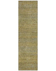 LOOMLAN Rugs Elenore Green Washable Indoor-Outdoor Rug