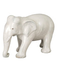 Emissary Elephant Moon White Ceramic Sculpture