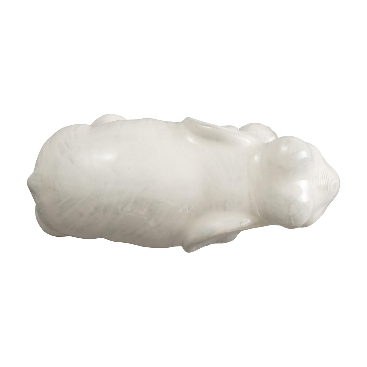 Emissary Elephant Moon White Ceramic Sculpture