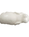 Emissary Elephant Moon White Ceramic Sculpture