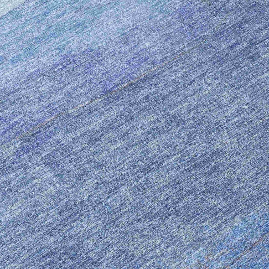 LOOMLAN Rugs Elien Blue Washable Indoor-Outdoor Rug