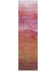 LOOMLAN Rugs Elien Pink Washable Indoor-Outdoor Rug