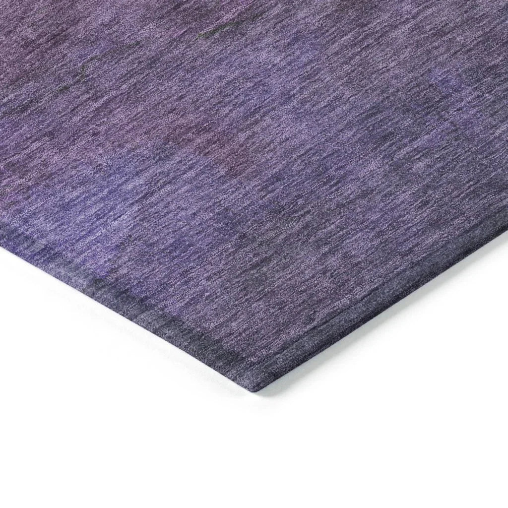 LOOMLAN Rugs Elien Purple Washable Indoor-Outdoor Rug