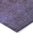 LOOMLAN Rugs Elien Purple Washable Indoor-Outdoor Rug
