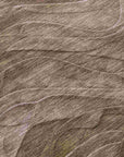 LOOMLAN Rugs Elion Brown Washable Indoor-Outdoor Rug