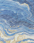 LOOMLAN Rugs Elius Blue Washable Indoor-Outdoor Rug
