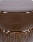 Ellipse Accent Table - Pyrite Brown Outdoor End Table-Outdoor Side Tables-Seasonal Living-LOOMLAN