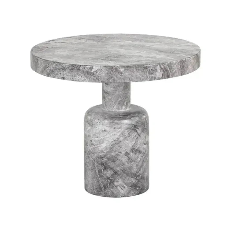 SUNPAN Elmira Concrete Outdoor Round Side Table